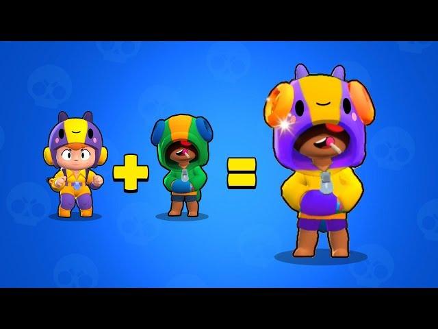 ЧТО ПОЛУЧИТСЯ, ЕСЛИ СОЕДИНИТЬ 2 БРАВЛЕРА! BRAWL STARS