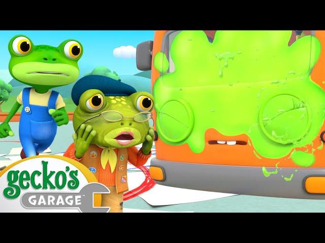 Grandma's Messy Art Class  | Gecko's Garage  | Cartoons For Kids | Toddler Fun Learning