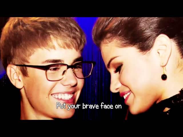 Justin Bieber and Selena Gomez [Brave Face] {Support Video}