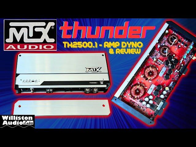 New for 2025 - MTX Audio Thunder TH2500.1 2500W Monoblock Subwoofer Amp Dyno Test and Review