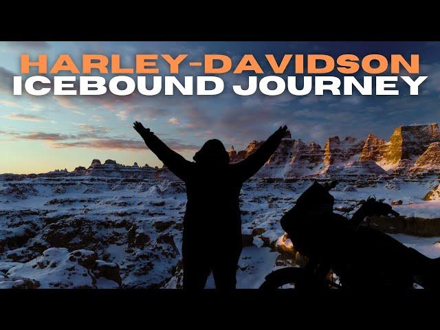 Harley Davidson in Freezing Temps: Badlands winter ride! #Badlandswinterride #harleydavidson