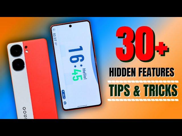 iQOO Neo 9 Pro30+ Hidden Features| Tips & Tricks️| Must Watch