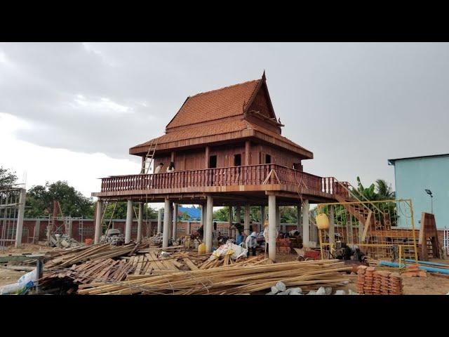 model Khmer Wooden House|Painting Construction PC