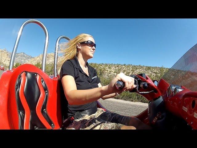 Experience Beautiful Red Rock Canyon via Scooter Car