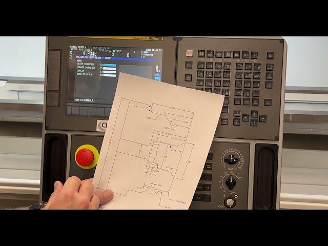 Fanuc Oi TF Plus - Manual Guide i Training Complex Part Program