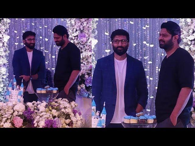 Prabhas Attends Gopichand Son Viyaan Birthday Celebrations | #Prabhas #GopiChand | Filmy Looks