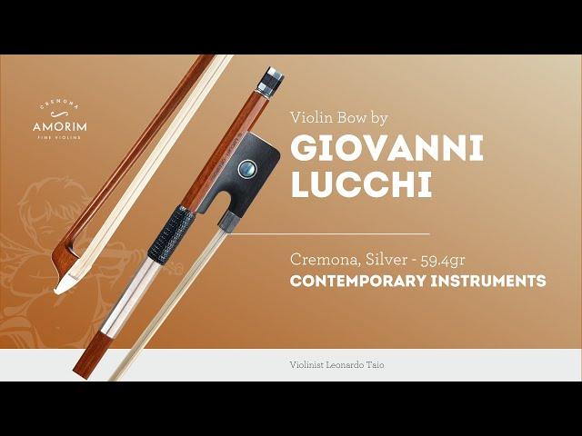 Violin Bow by Giovanni Lucchi, Cremona, Silver