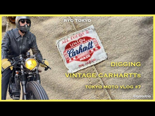 TOKYO MOTOVLOG 7 / Digging Vintage Carhartt heart tags in Koenji