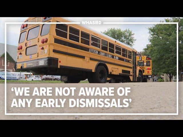 JCPS officials insist the last student was dropped off at 7:48 p.m. on Monday