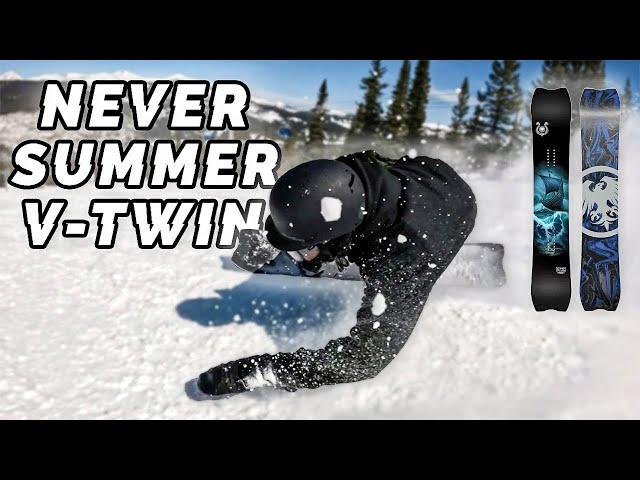 Never Summer's New TRIPLE CAMBER TWIN | V-Twin Snowboard Review