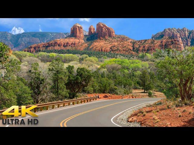 Red Rock Scenic Byway - Sedona Arizona Scenic Drive 4K