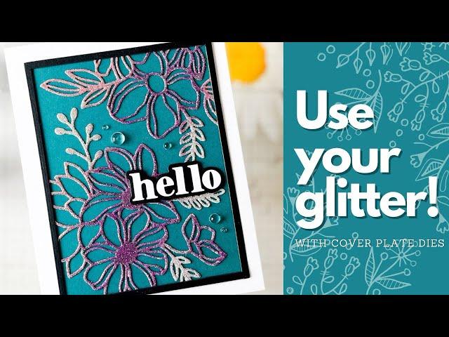 Use Your Glitter!!! WOW Sparkles | Cover Plate Dies | Card Making Ideas #cards #papercraft #glitter