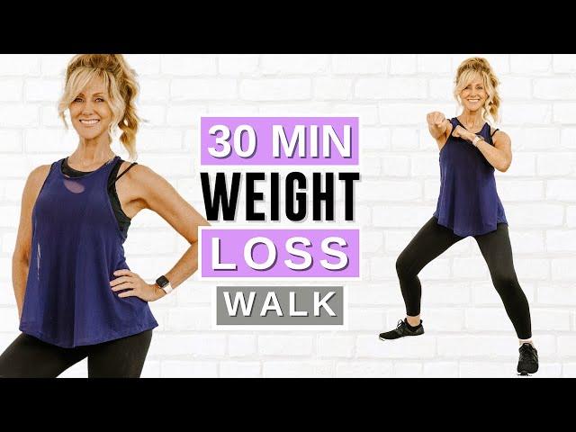 30 Minute WEIGHT LOSS Walking Workout For Women Over 50!