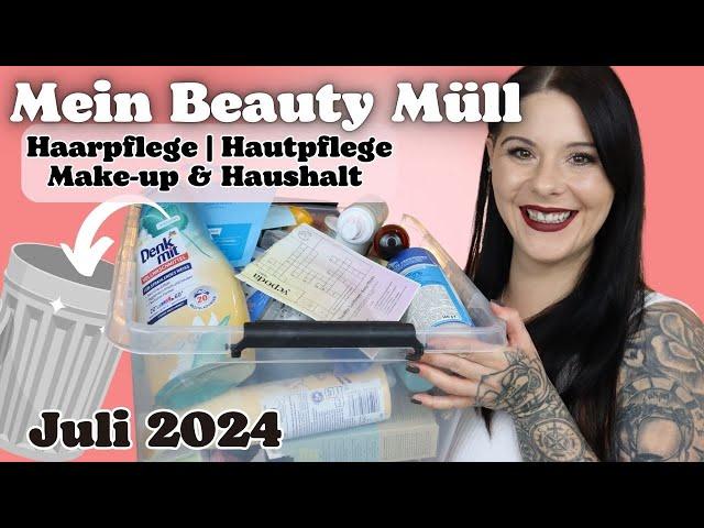 Das habe ich AUFGEBRAUCHT ️️ im Juli 2024 | Hautpflege | Haarpflege | Make-up & Haushalt