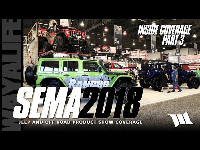 SEMA 2018 Jeep JL Wrangler SHOW COVERAGE - PART 3 /  BLACK OPS  RANCHO  AMERICAN FASTBACK