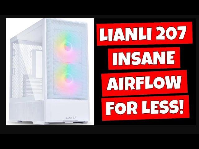 Awesome Airflow Lian Li Lancool 207 ATX PC Gaming Case Unboxing & Giveaway Info