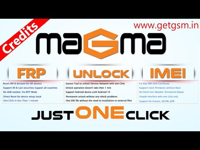 Magma FRP Tool All Samsung || Worldwide || Any Country