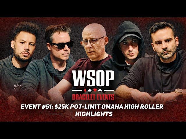 WSOP $25K Pot-Limit Omaha High Roller! $2,292,155 Up Top!