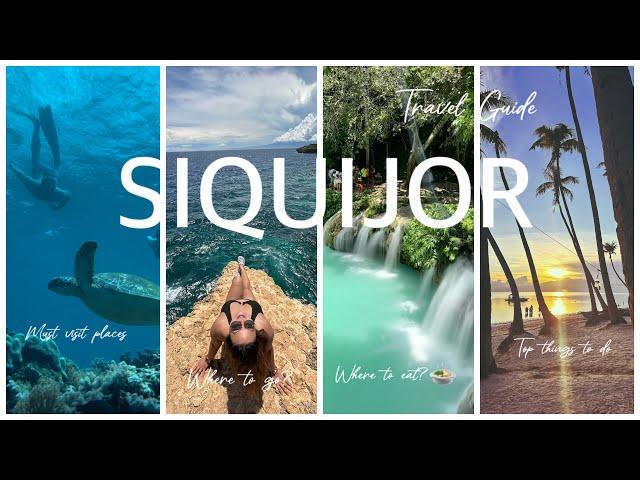 Siquijor Vlog |The Healing Island ️5D4N DIY Ultimate Travel Guide |Must visit places+food+ expenses