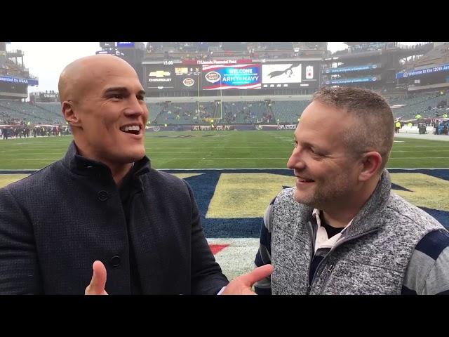 Former NFL linebacker, CNN correspondent Coy Wire talks all things central Pa. at Army-Navy game