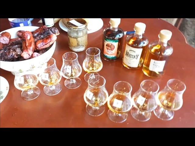 Дегустация: шотландский, белорусский виски и самогон/виски Popcorn Sutton.