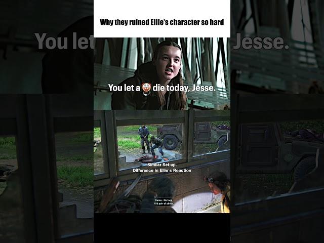 Why They Ruined Ellie's Character so hard in The Last of Us Season 2 #thelastofus #tlou #tlou2