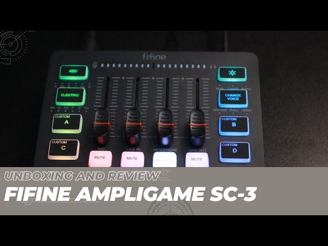 Say Goodbye to Bad Audio: Review of the Fifine SC-3 Audio Interface/Mixer