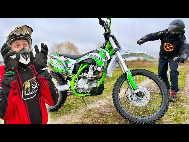 Motorcross champion tries a cheap chinese bike!