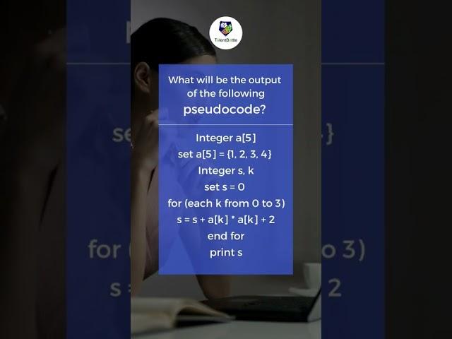 Comment your answer below  #placementprep #coding #programming #talentbattle talent