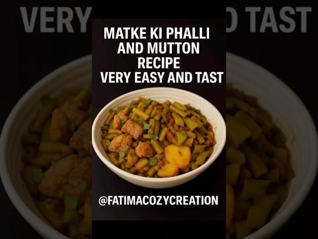 Desi Mutton with Matke Ki Phalli | Spicy & Unique Village Style Recipe #shorts #shortsfeed