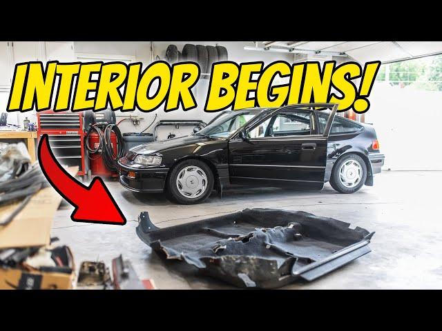 1988 CRX Si Restore Part 43 - Interior Work