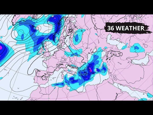 Europe Weather | January 20 , 2025 - ECMWF Model , Precipitation ( Rain Storms ) In Europe