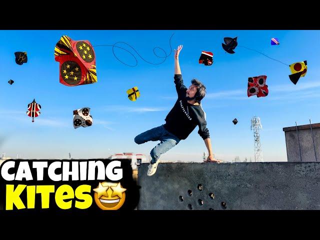 Catching And Chamero Scene On Rooftop || Caught Other Kites || New Kite Video 2025 !