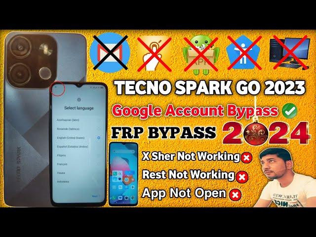 Tecno BF7 Frp Bypass Android 12 | Tecno Spark Go 2023 FRP Bypass | New Trick (2024)