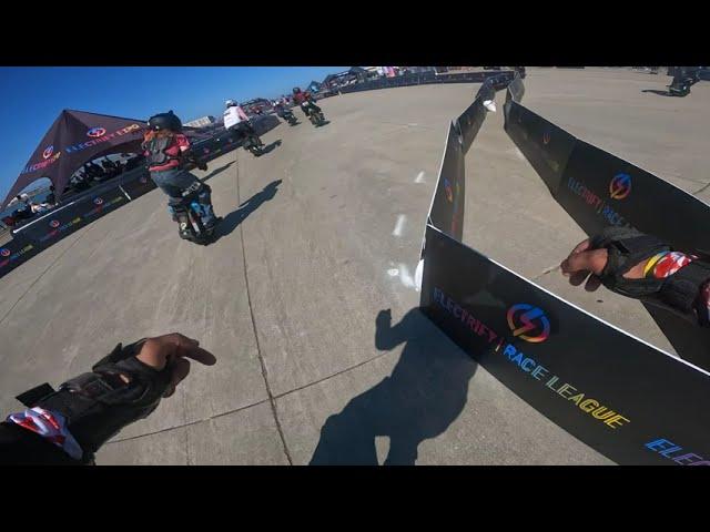 Electrify Expo San Francisco - Practice laps on Lynx EUC