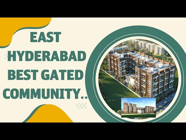 Discover East Hyderabad's Best Gated Community: SriSaiYatika in Peerzadiguda |Luxury 3BHK Apartments