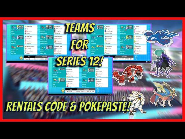 MY TOP 3 TEAMS for Series 12! (so far) | Pokémon VGC 2022 Competitive Doubles Battles Series 12