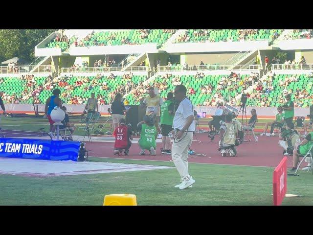 Ryan Crouser Men’s shot put, 22.56m 74ft, 2024 U.S. Olympic Trials