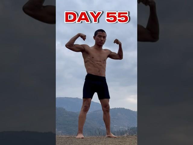 Day 55 of 75 hard. My inspiration @Ankitbaiyanpuria  #75hard #fitwbobby #workout