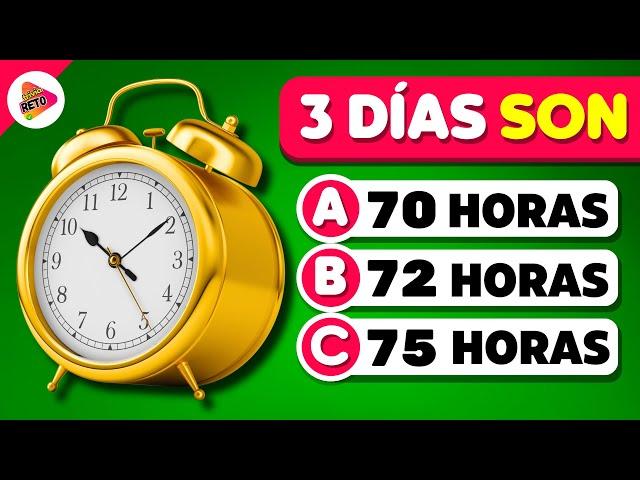 36 Preguntas de Cultura General?| ¿Cuánto Sabes? | Trivia-Reto