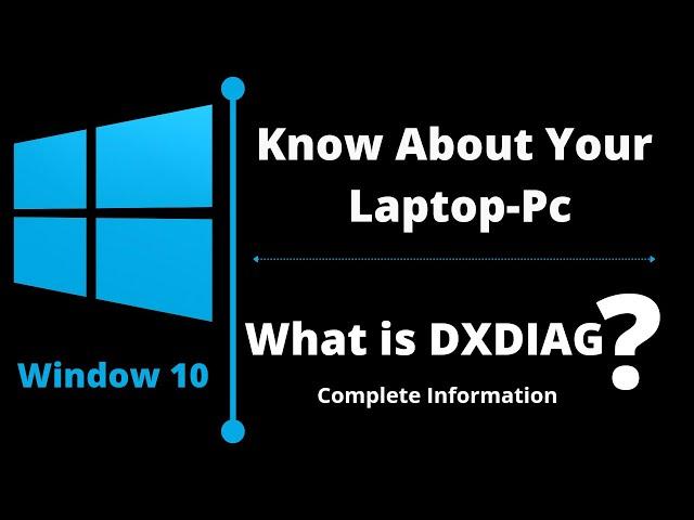 What Is Dxdiag? *PC for Beginners*