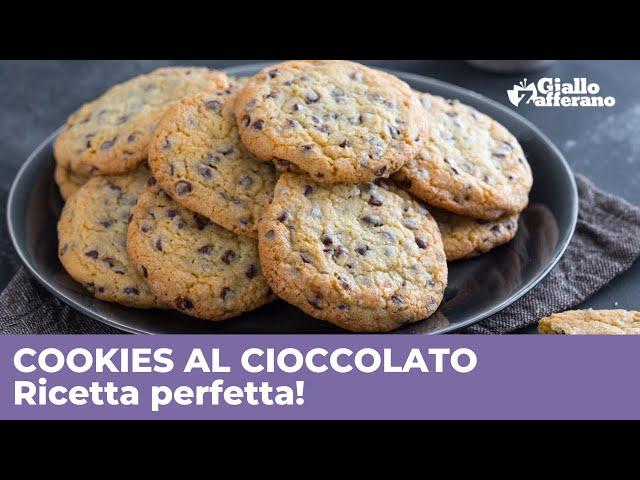 COOKIES AMERICANI: Ricetta per biscotti croccanti fuori e morbidi dentro!