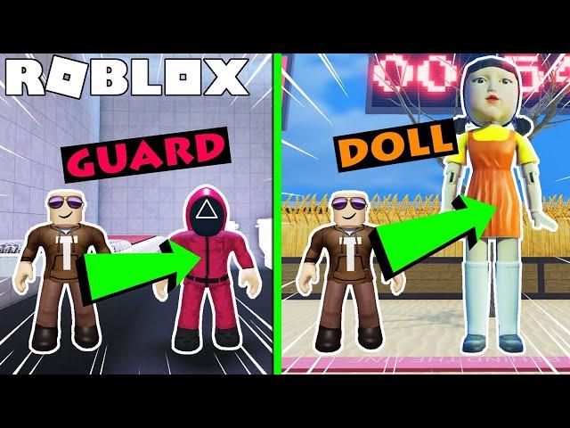 I became the GUARD & DOLL in Squid Game Story! | Roblox