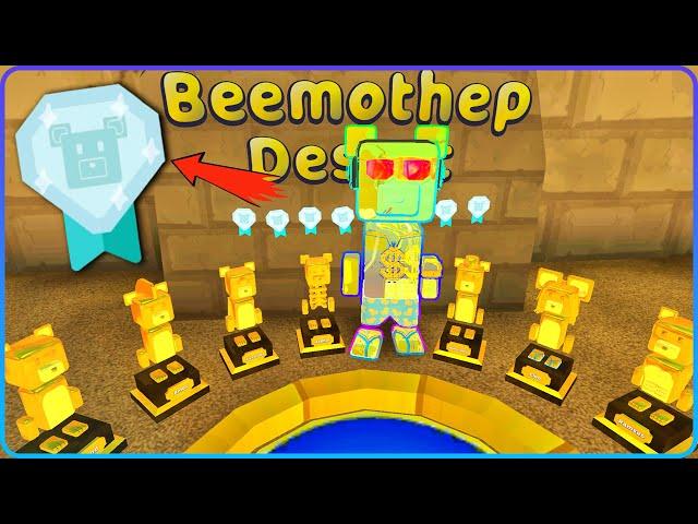 All Diamond Medals in Beemothep Desert Super Bear Adventure Gameplay Walkthrough