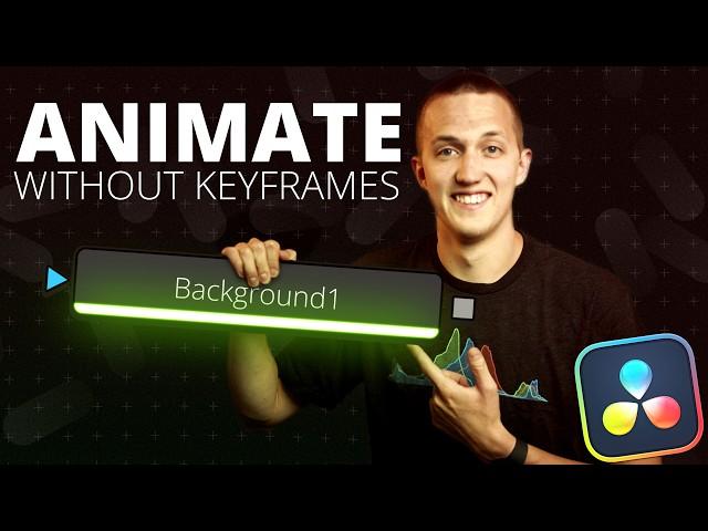 Animate using a Background Node instead of Keyframes | DaVinci Resolve