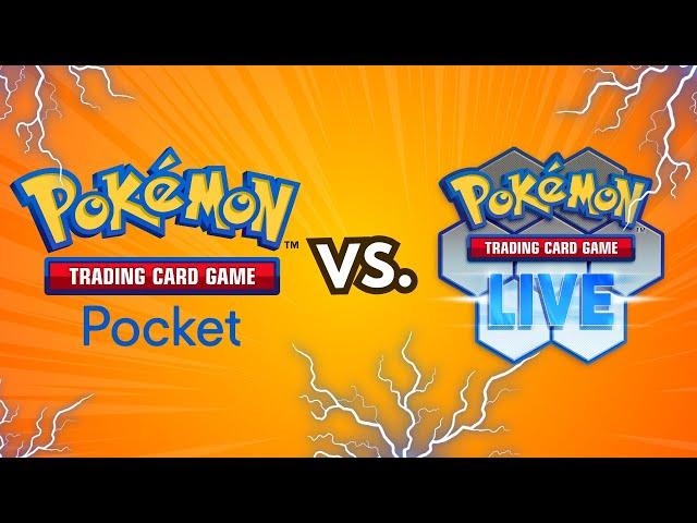 Pokemon TCG Pocket vs TCG Live - What's the Difference?