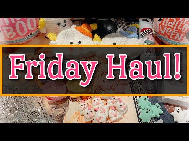 7/12/24 Friday HAUL ~ Temu, AdornIt, TJMaxx, and more! Fun crafty finds and Halloween decor 