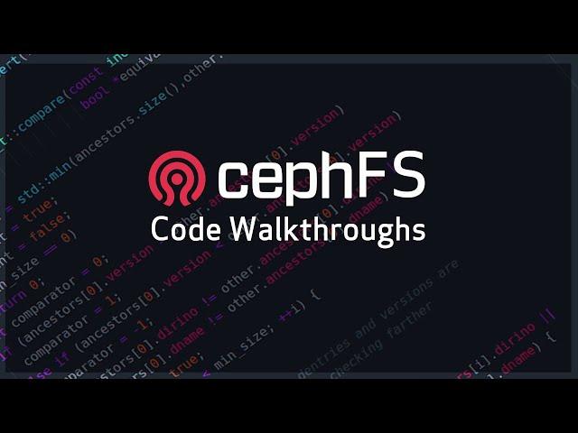 CephFS Code Walkthrough: MDS Journal Machinery