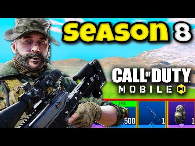 *NEW* SEASON 8 BATTLE PASS MAXED OUT in COD MOBILE