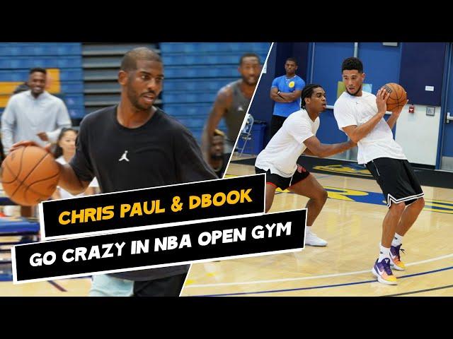 Devin Booker & Chris Paul *GO CRAZY* in NBA Open Gym 